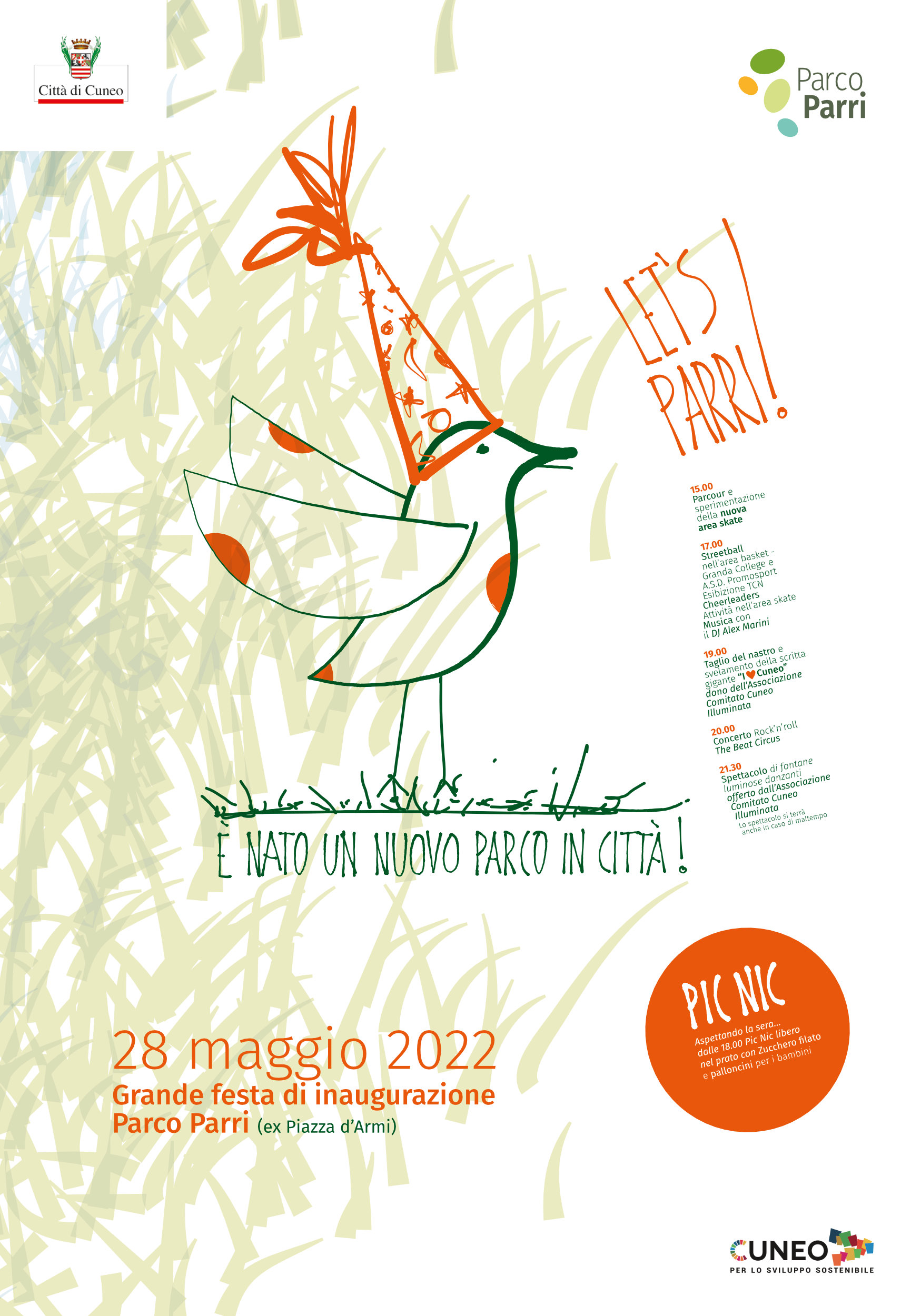Il nuovo Parco Parri di Cuneo